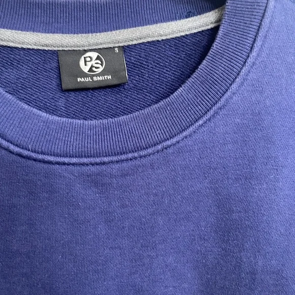 PAUL SMITH Zebra Logo Cotton Sweatshirt Size Small - Picture 3 of 5